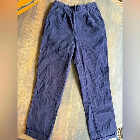 Forever 21 Navy Pants, work, casual, ankle‎ F32 - Picture 1 of 6